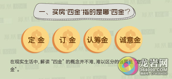 什么是定金、订金、认筹金、诚意金!几张图让