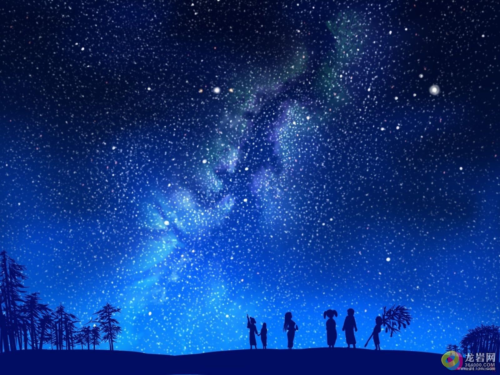 唯美星空 夜景 夜空 星光 自然风景 iphone… - 堆糖，美图壁纸兴趣社区
